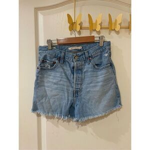 Levi's Ribcage High Rise Jean Shorts size 26